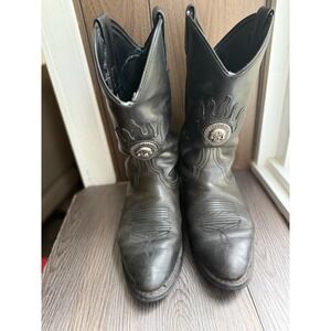 Harley Davidson Leather‎  Western Skull Motorcycle Boots Men's 10